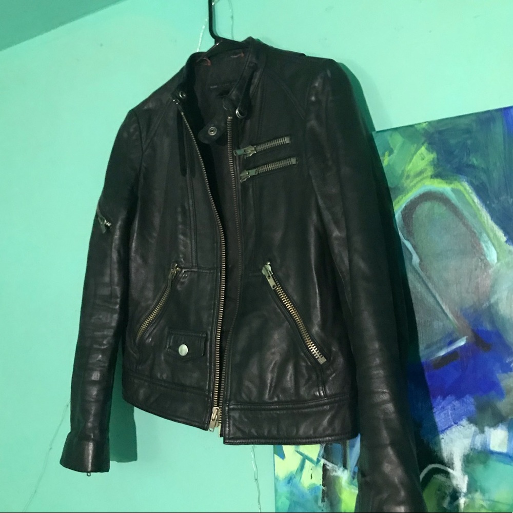 Marc Jacobs Leather Biker Jacket